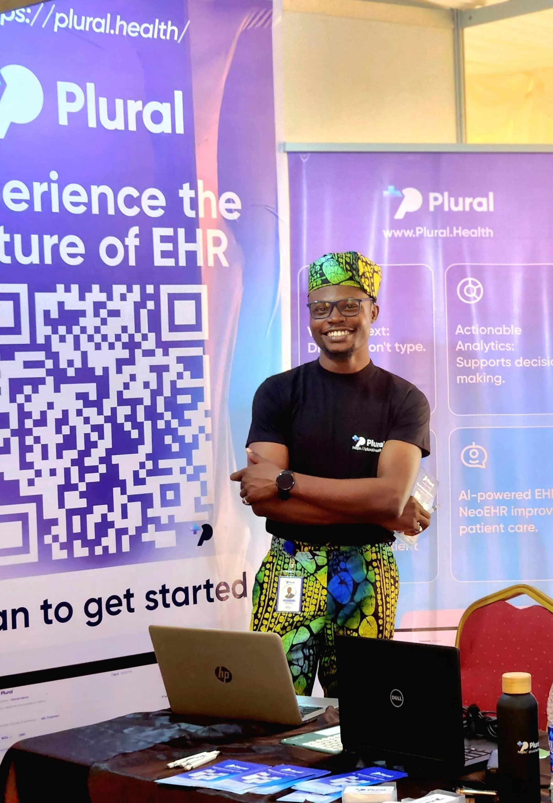 Plural EHR banner and presenter